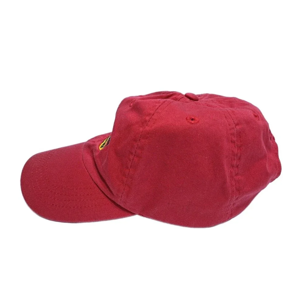 Raising Canes Crew Hat Chicken Fingers Red Employee Love Adjustable Cap Cane's